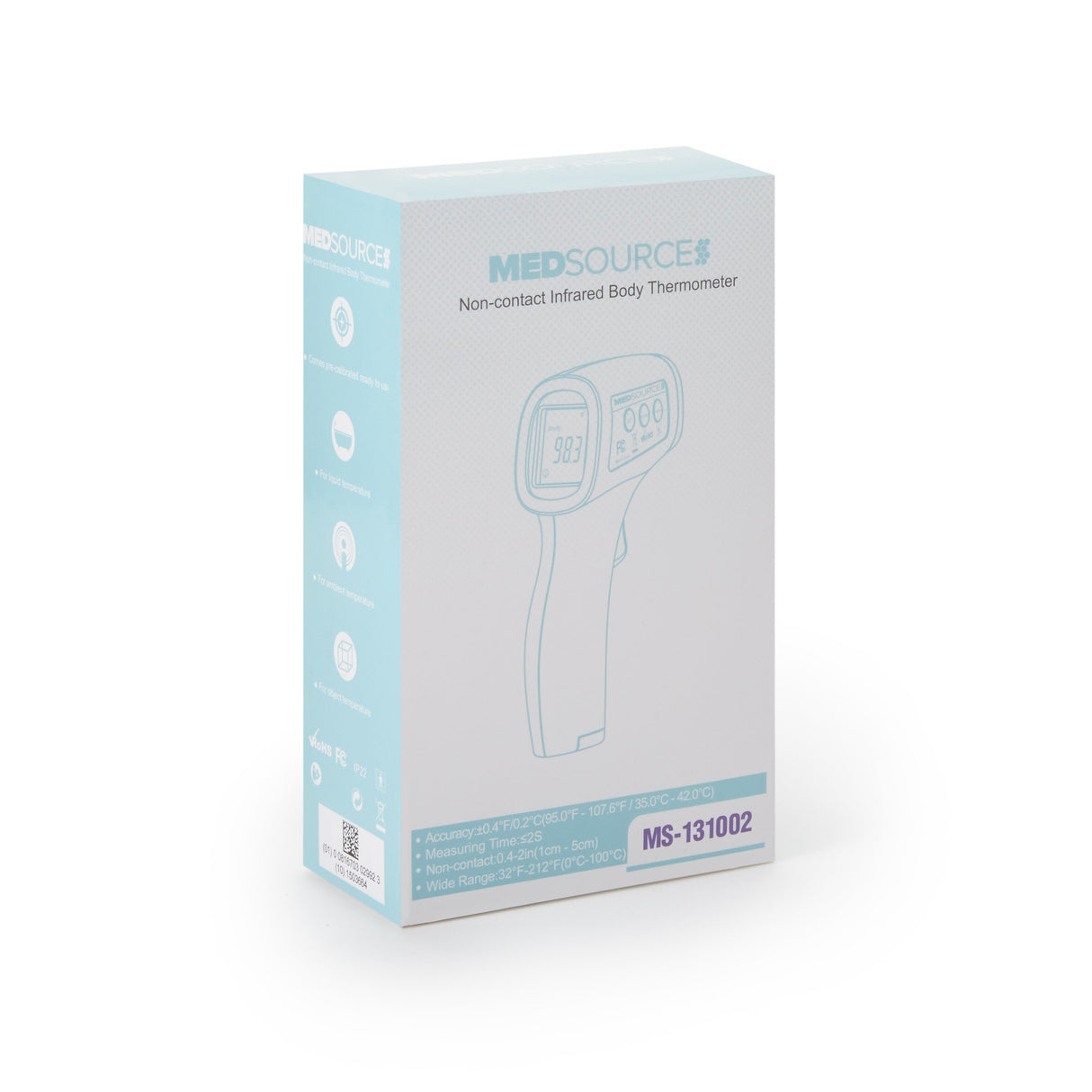 Non-Contact Infrared Forehead Thermometer Medsource Ir300 Handheld - BeHope