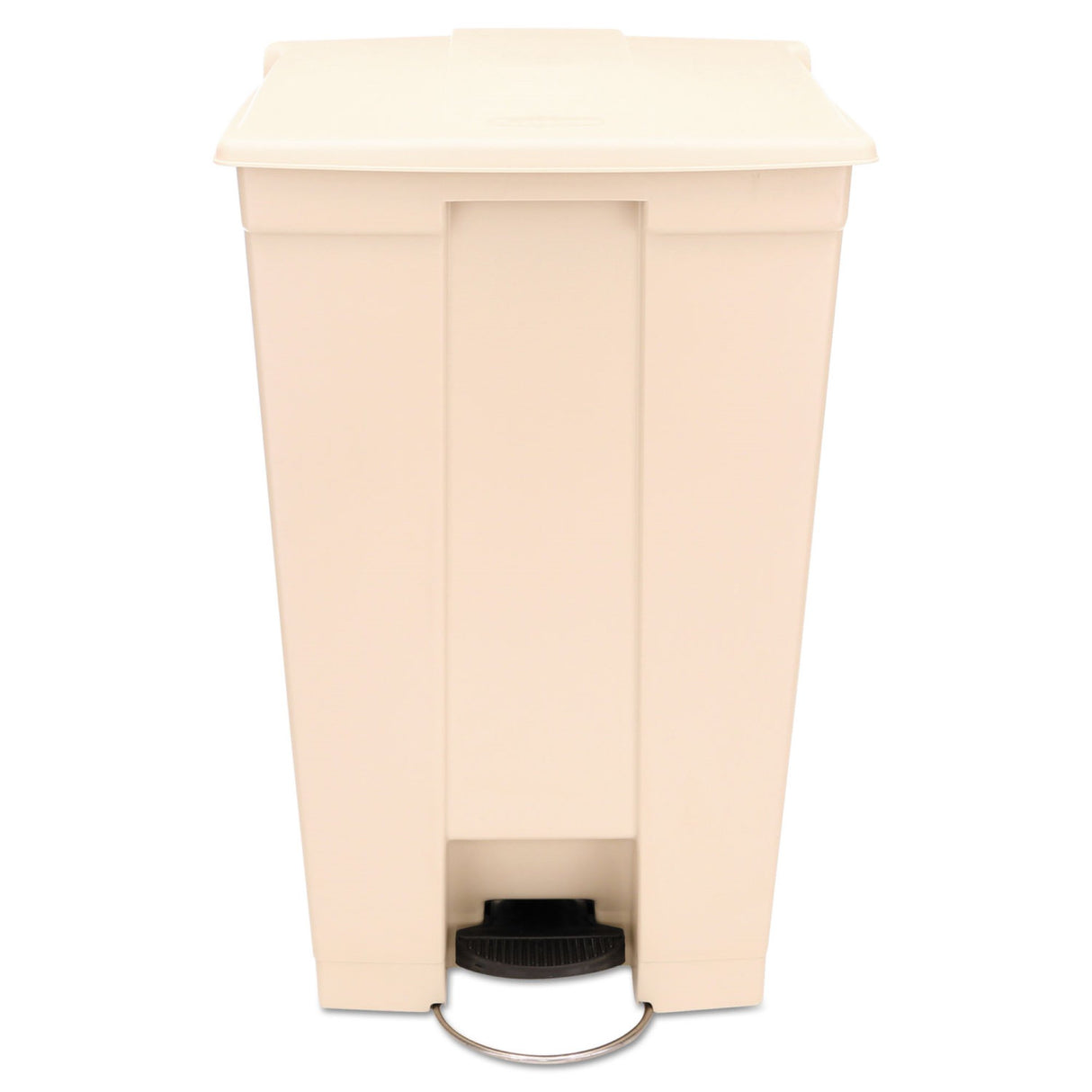 Trash Can Rubbermaid® 92 Quart / 23 gal. Beige Polyethylene Rectangular - BeHope