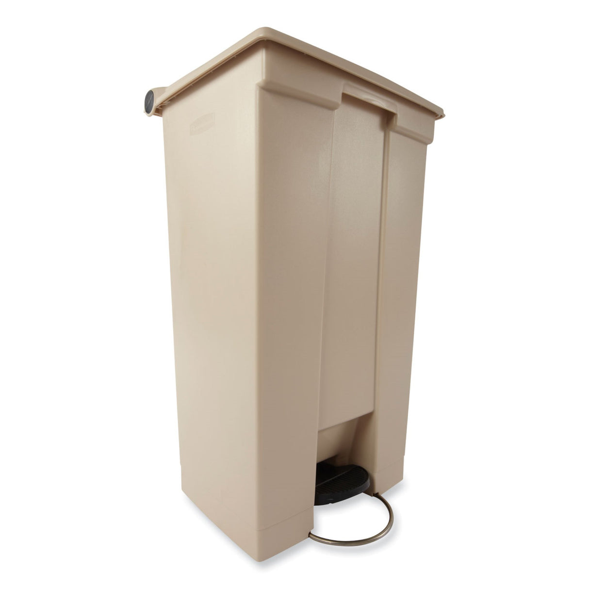 Trash Can Rubbermaid® 92 Quart / 23 gal. Beige Polyethylene Rectangular - BeHope