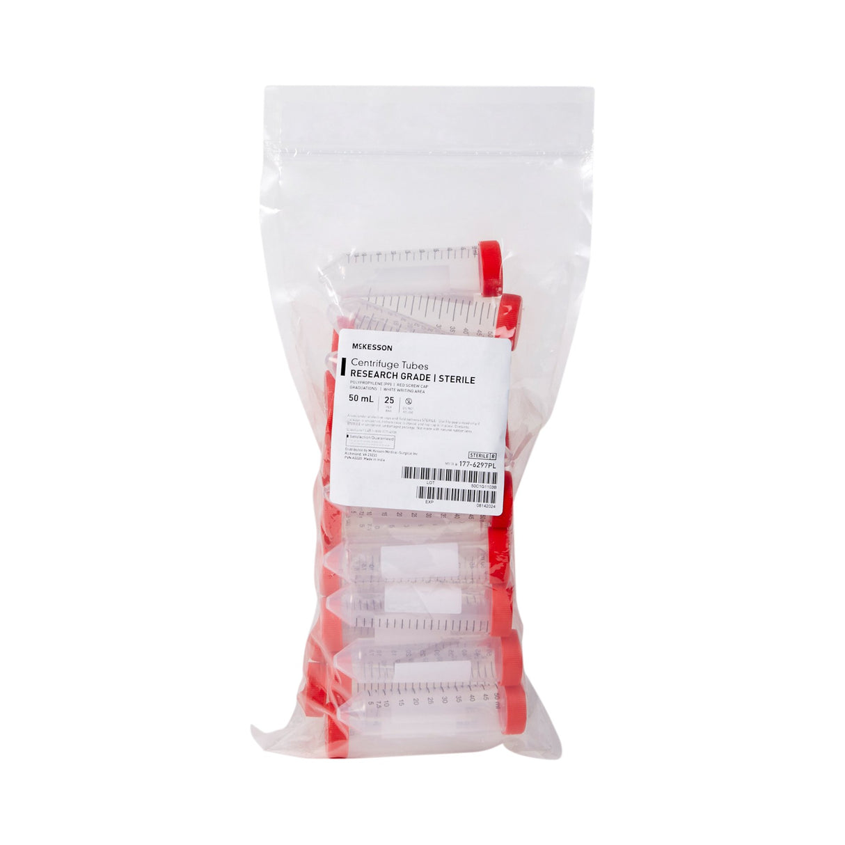 McKesson Centrifuge Tube USP Class VI Easy Grip Cap Graduated - BeHope