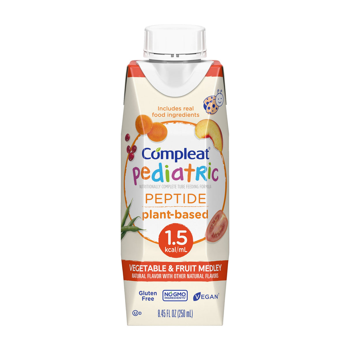 Compleat® Pediatric Tube Feeding Formula Plant-Based Peptide Real Food Ingredients - BeHope