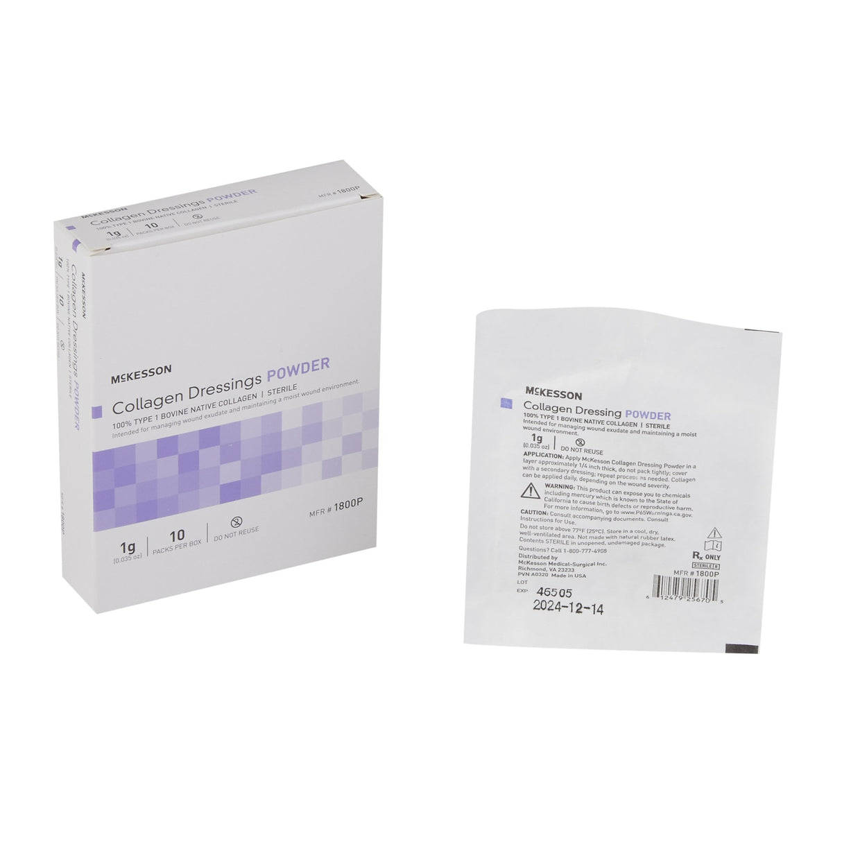 Collagen Powder McKesson Sterile 1 Gram - BeHope