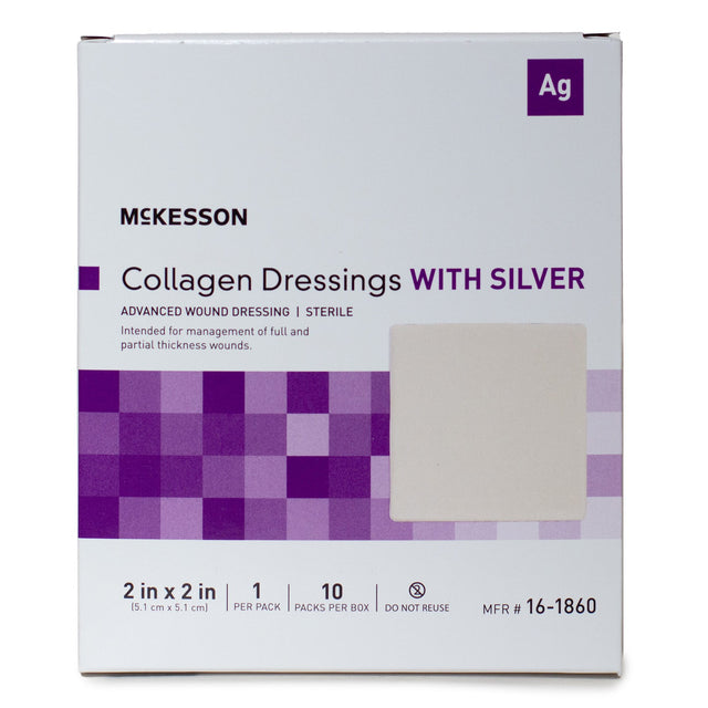 Silver Collagen Advanced Wound Care Dressing Mckesson Sterile - BeHope