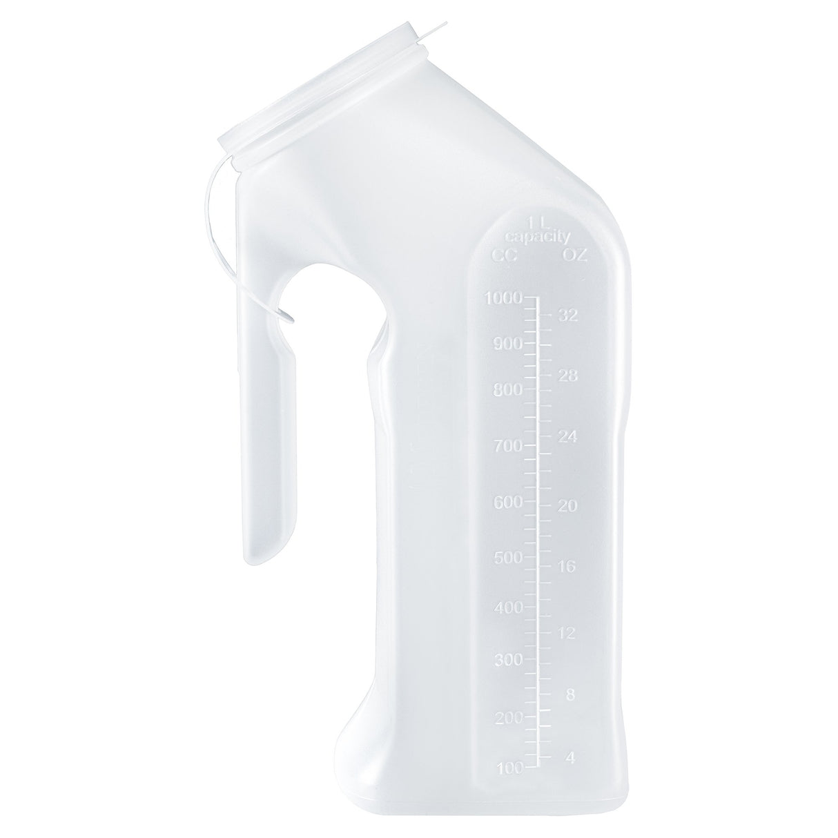 Male Urinal McKesson 1 Quart / 1000 mL With Closure Single Patient Use - BeHope