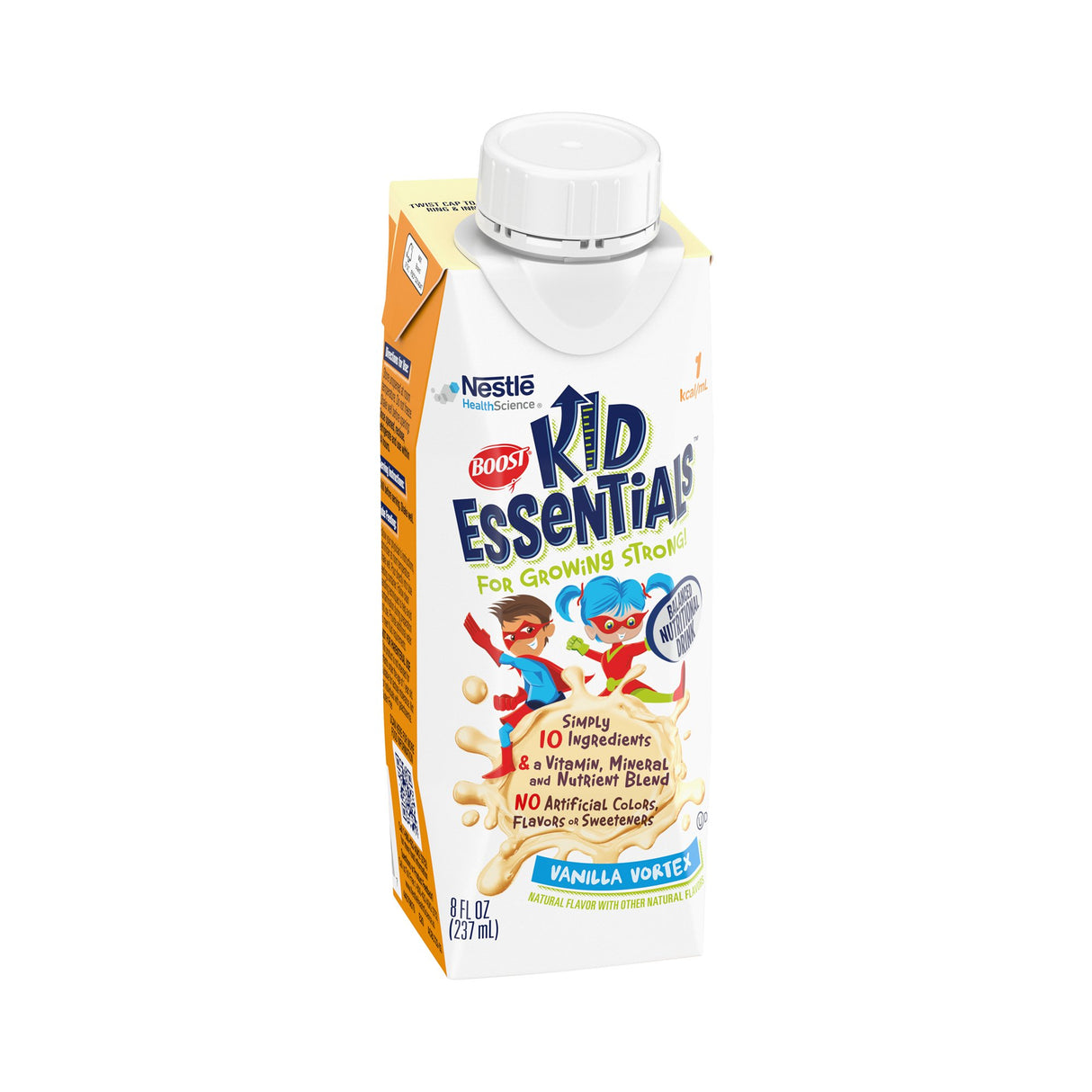 Pediatric Oral Supplement Boost® Kid Essentials™ 1.0 Vanilla Vortex Flavor 8 oz. Carton Liquid Vitamins / Minerals - BeHope