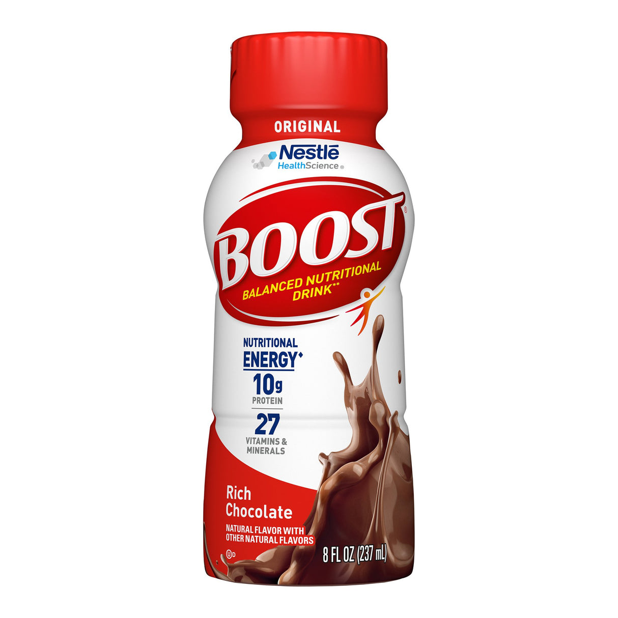 Oral Supplement Boost® Original Chocolate Flavor Liquid 8 oz. Bottle - BeHope