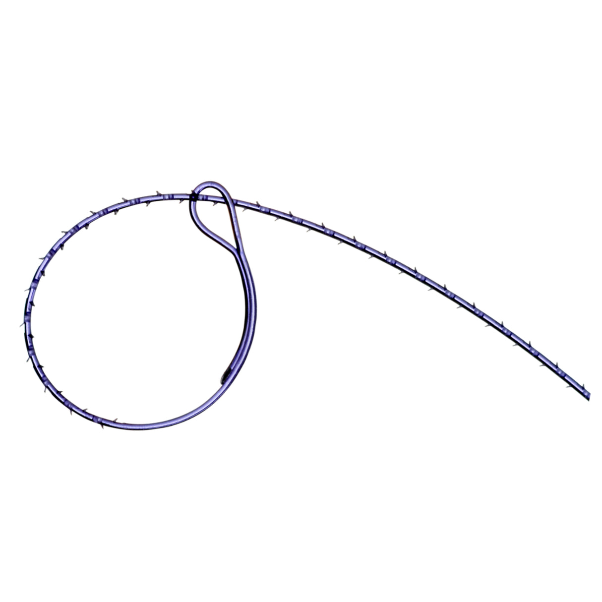 Absorbable Suture with Needle V-Loc™ 90 Wound Closure Device Polyester GS -21 1/2 Circle Taper Point Needle Size 2-0 Barbed Monofilament - BeHope