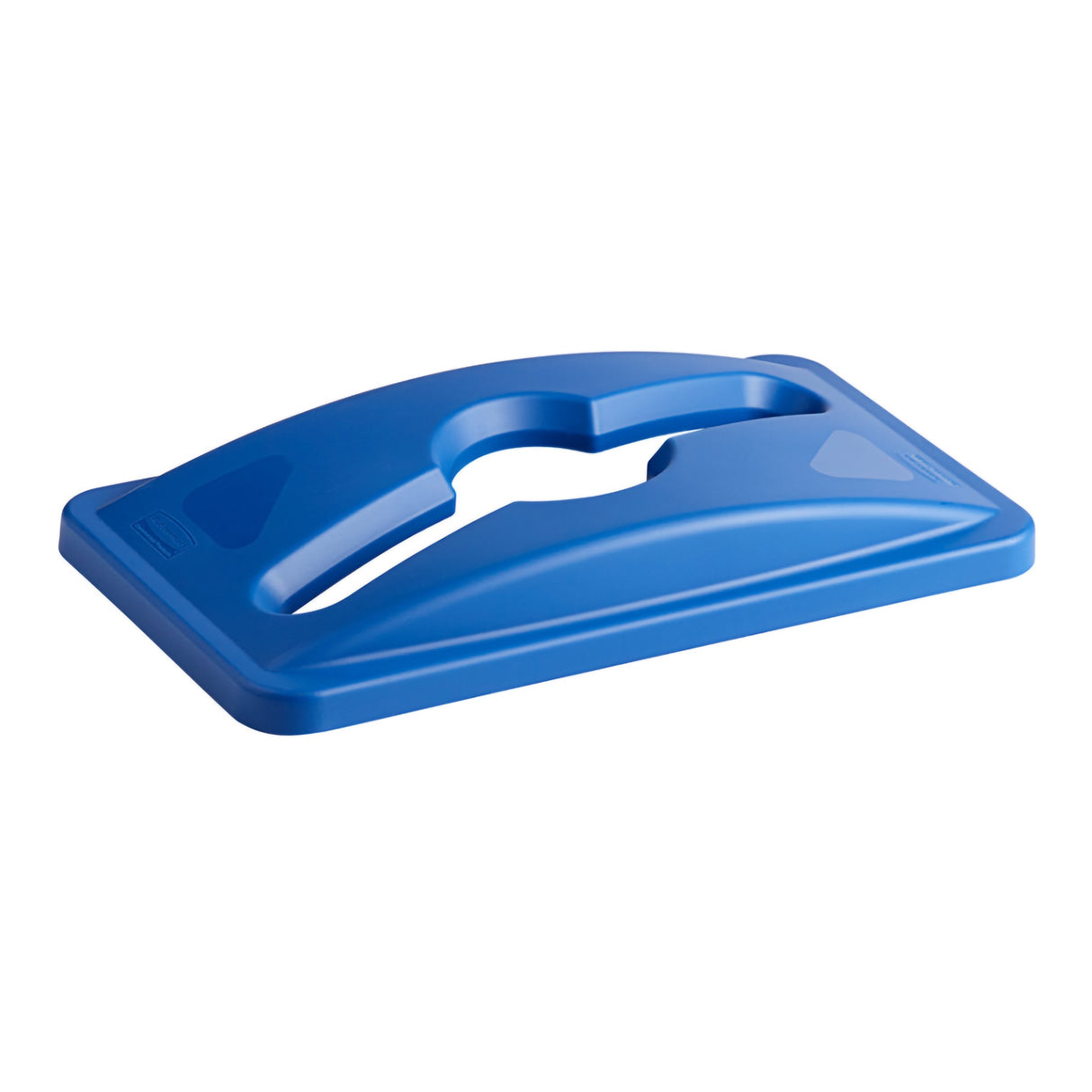 Trash Can Lid Rubbermaid® Slim Jim® Dome Lid, Blue, 2-3/4 X 11-1/2 X 20-1/2 Inch - BeHope