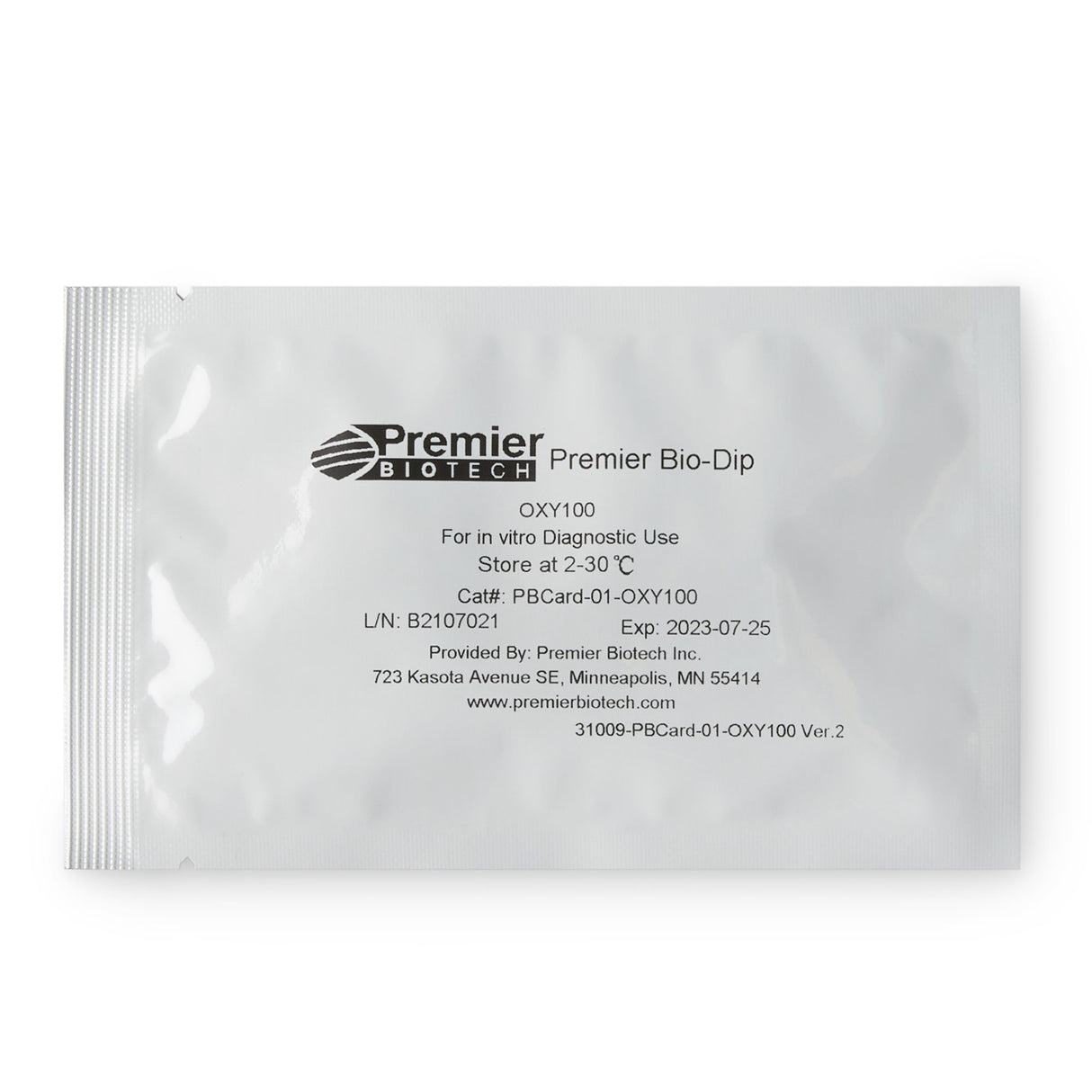 Drugs of Abuse Test Kit Premier Bio-Dip Oxycodone (OXY) 25 Tests CLIA Waived - BeHope