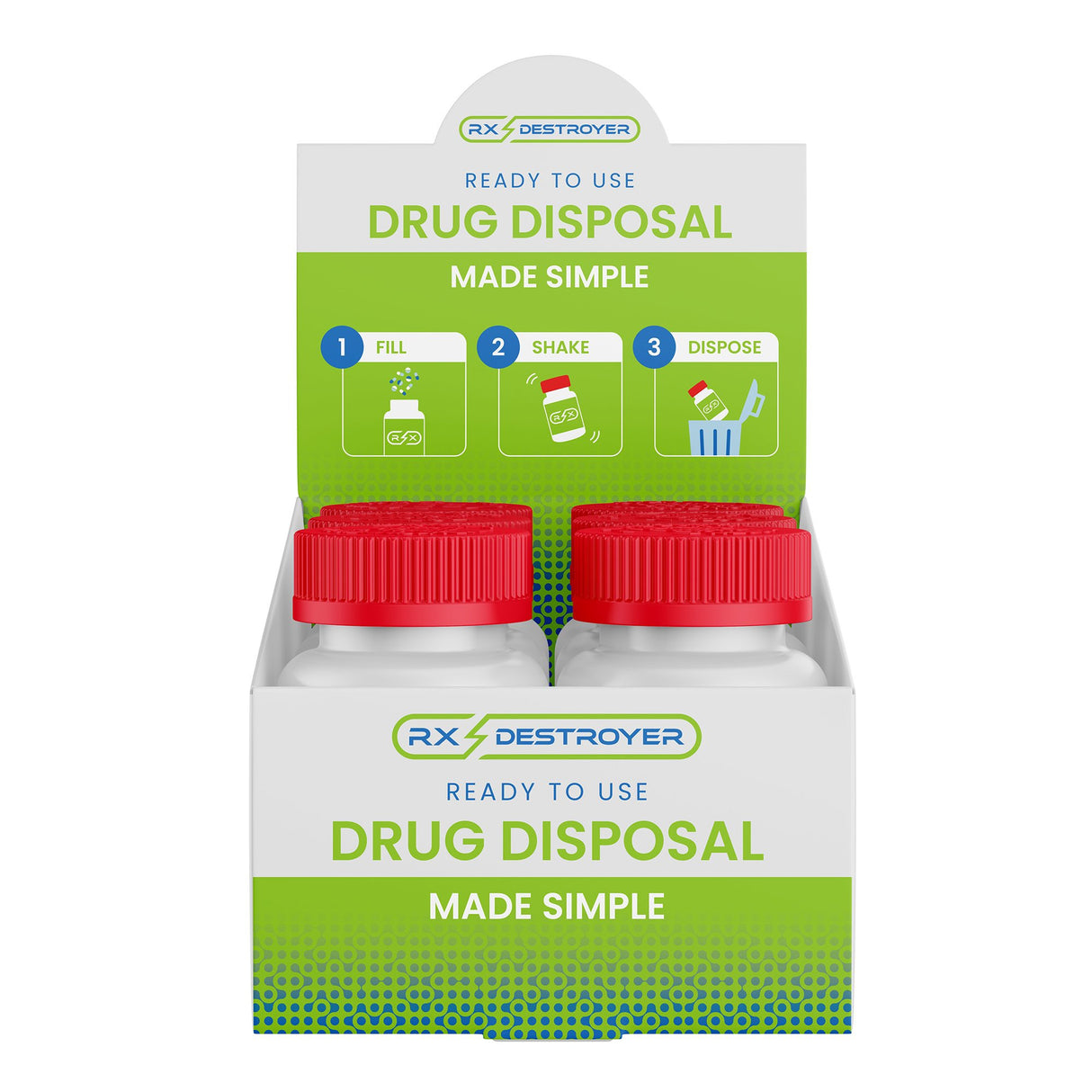 Drug Disposal System Rx Destroyer™ All-Purpose 3 lbs. Carton Weight - BeHope