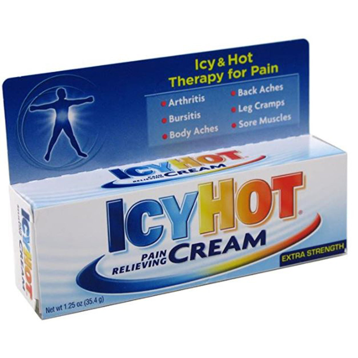 Topical Pain Relief Icy Hot® 10% - 30% Strength Menthol / Methyl Salicylate Cream 1.25 oz. - BeHope