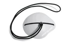 Haag-Streit Eye Occluder Headband Style Eye Patch with elastic cord White - BeHope