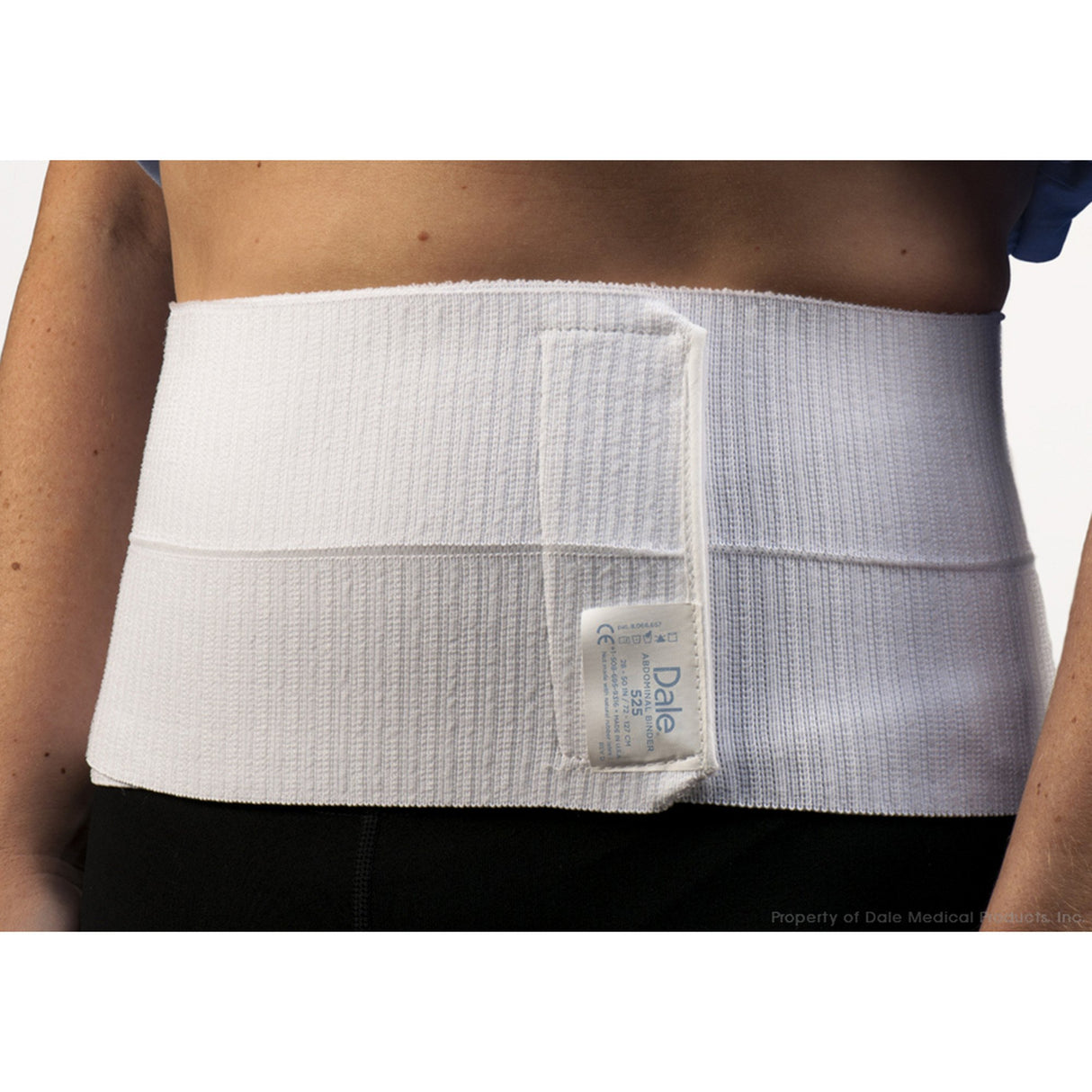 Abdominal Binder Dale® Medium Hook and Loop Closure 30 to 45 Inch Waist Circumference 9 Inch Height Adult - BeHope