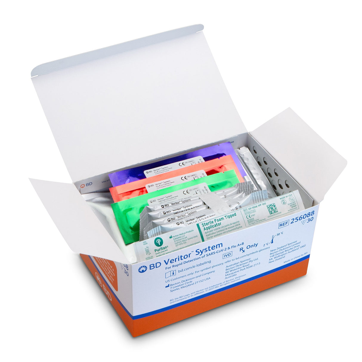 BD Veritor System Rapid Respiratory Test SARS-CoV-2 Flu A B CLIA Waived - BeHope