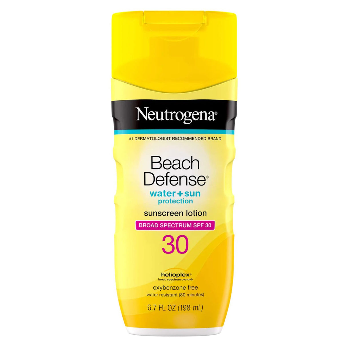 Sunscreen Neutrogena® Beach Defense®Water + Sun Protection SPF 30 Lotion 6.7 oz. Bottle - BeHope
