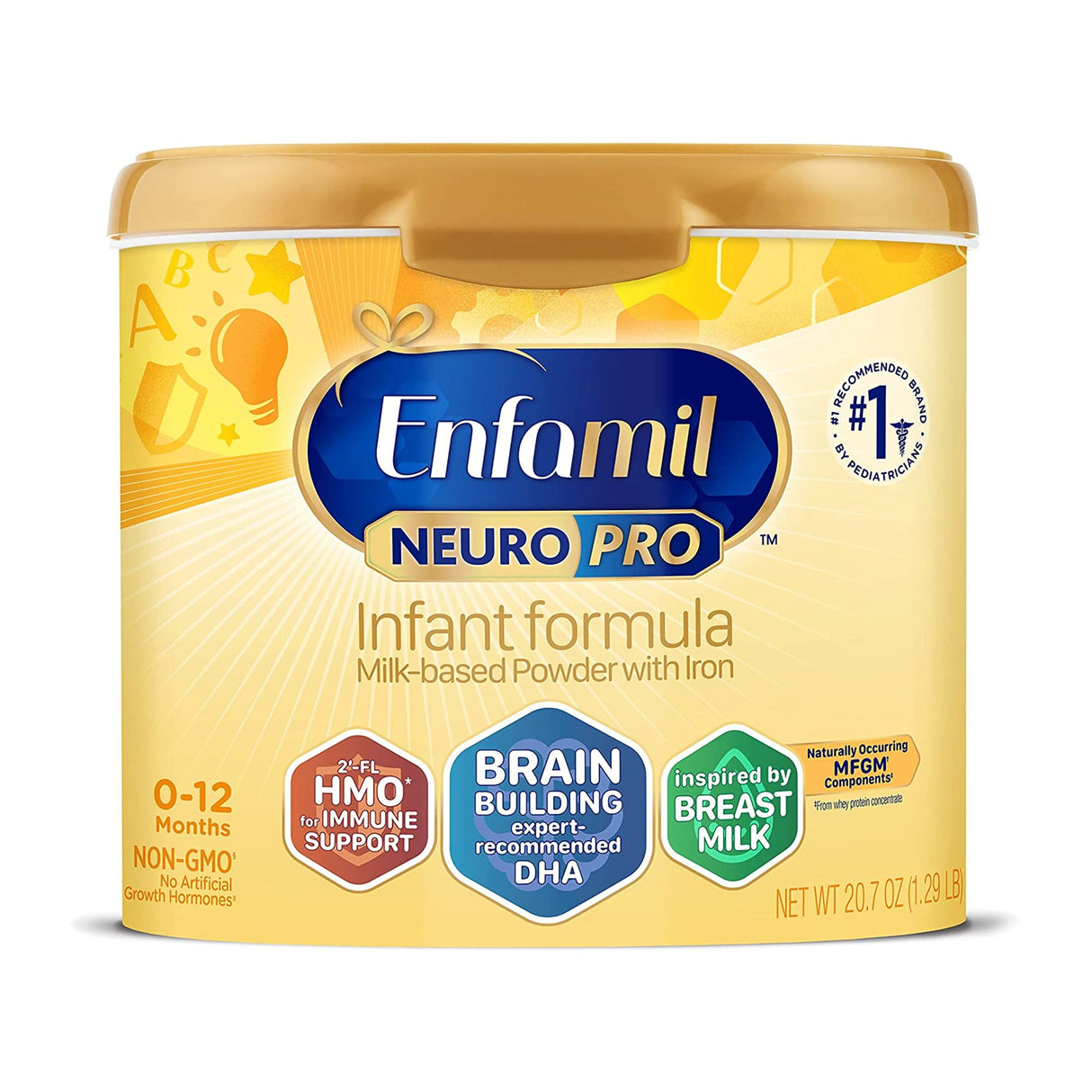 Infant Formula Enfamil NeuroPro™ Unflavored 20.7 oz. Canister Powder Iron - BeHope