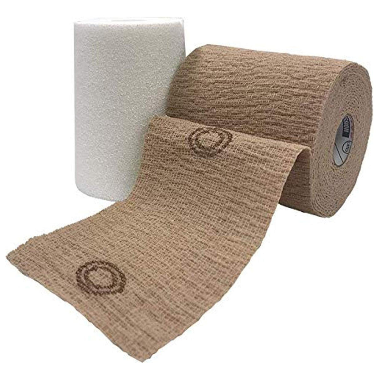 2 Layer Compression Bandage System CoFlex® TLC Zinc with Indicators 4 Inch X 6 Yard / 4 Inch X 7 Yard Self-adherent / Pull On Closure Tan NonSterile 25 to 30 mmHg - BeHope