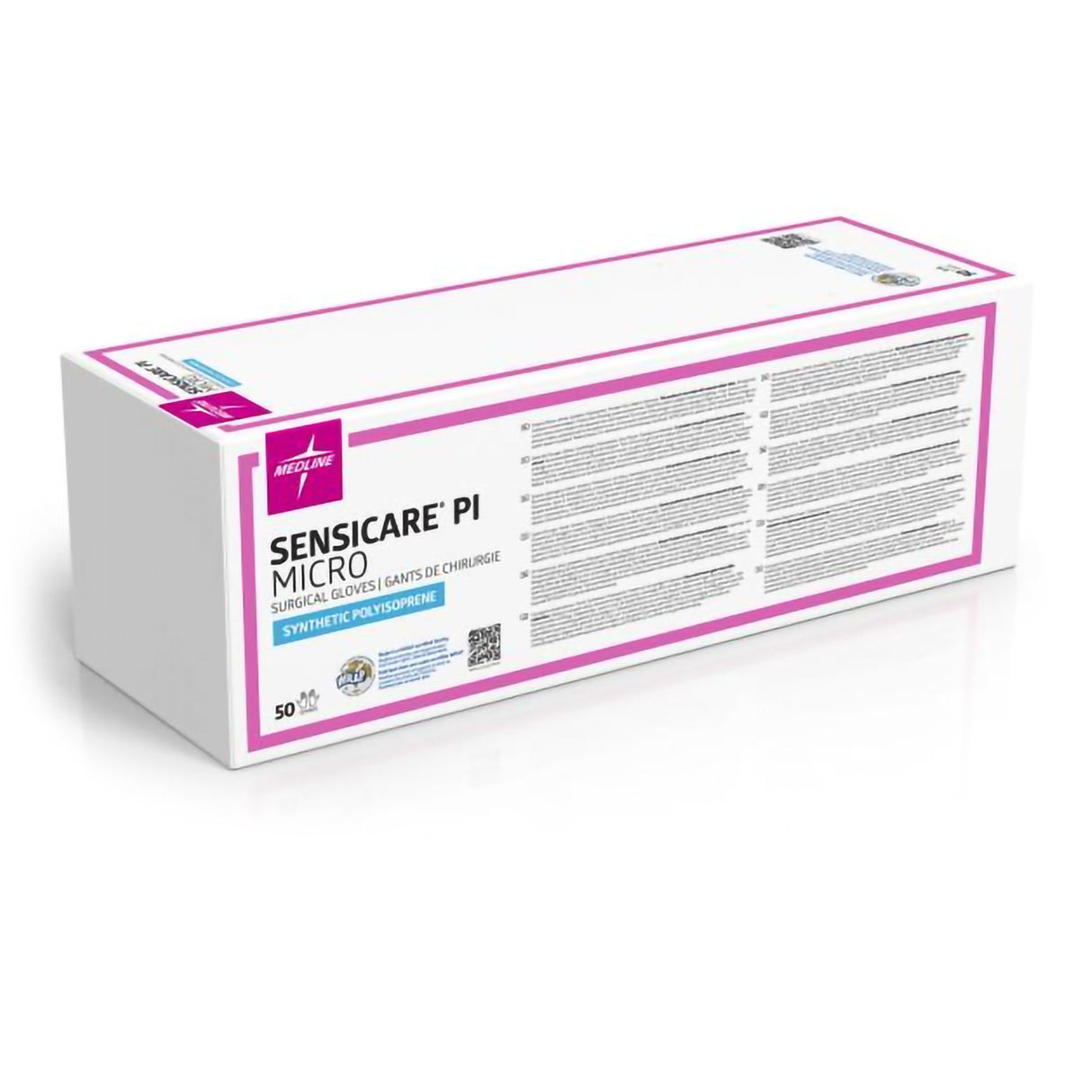 Surgical Glove SensiCare® PI Micro Size 8.5 Sterile Polyisoprene Standard Cuff Length Smooth Cream Chemo Tested - BeHope