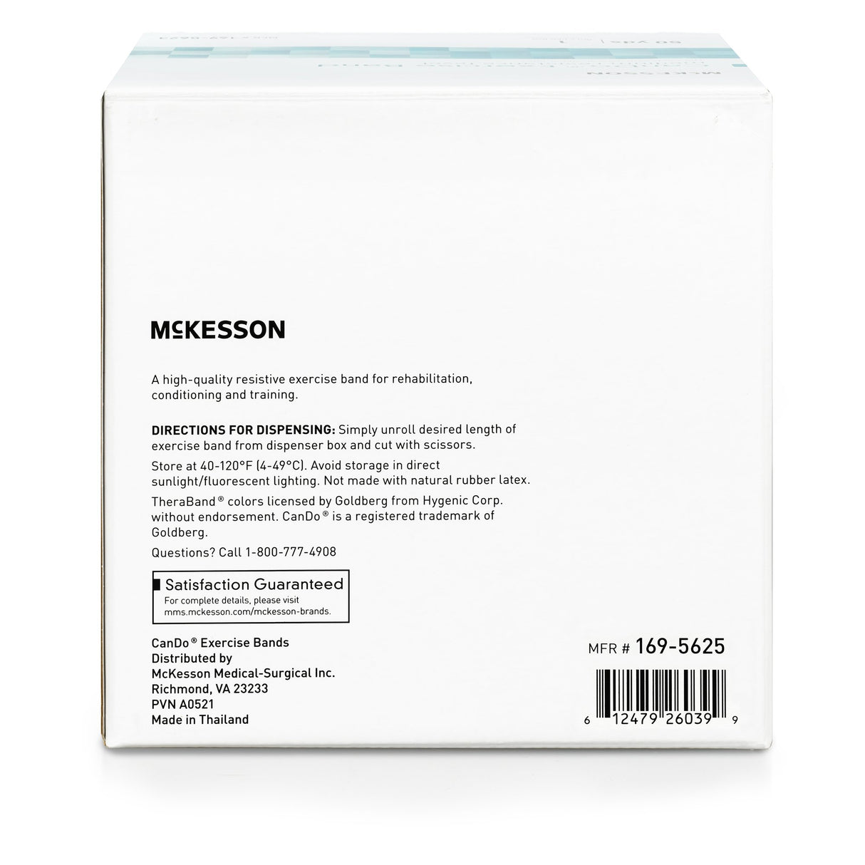 Exercise Resistance Band McKesson CanDo® Black 5 Inch X 50 Yard X-Heavy Resistance - BeHope