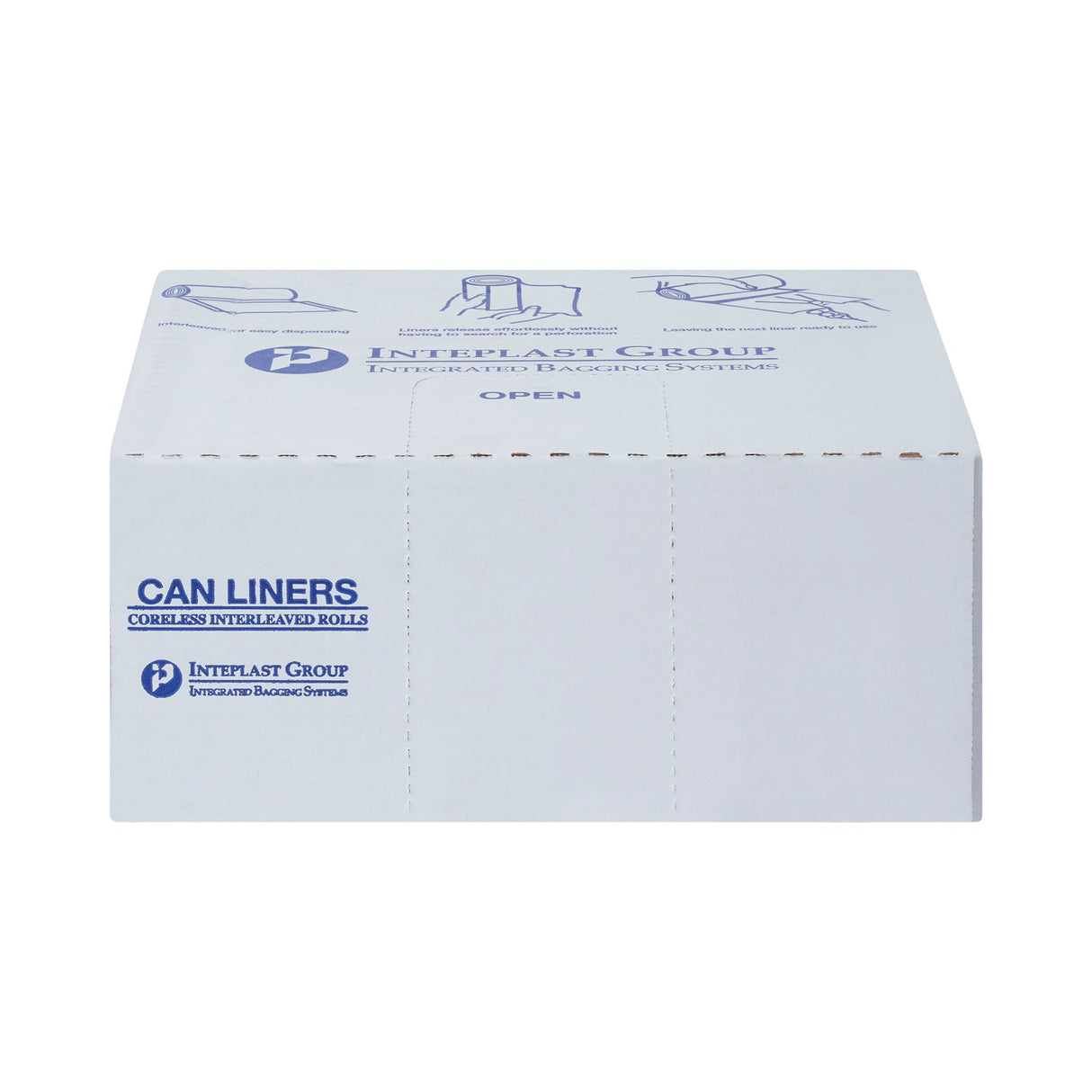 Trash Bag McKesson 30 gal. White LLDPE 0.70 mil 30 X 36 Inch Star Seal Bottom Coreless Roll - BeHope