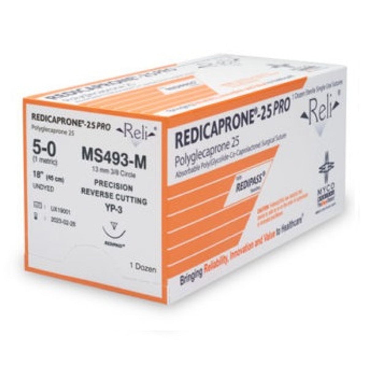 Absorbable Suture Redicaprone® Pro Premium Surgical Grade with RediPass™ Needle - BeHope