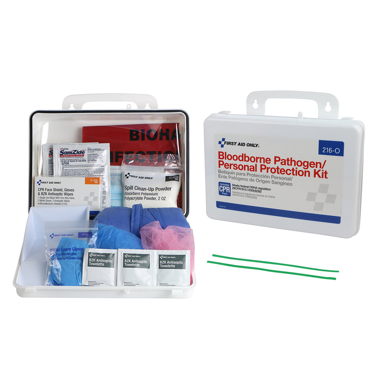 First Aid Only OSHA Bloodborne Pathogen Spill Protection CPR Kit - BeHope