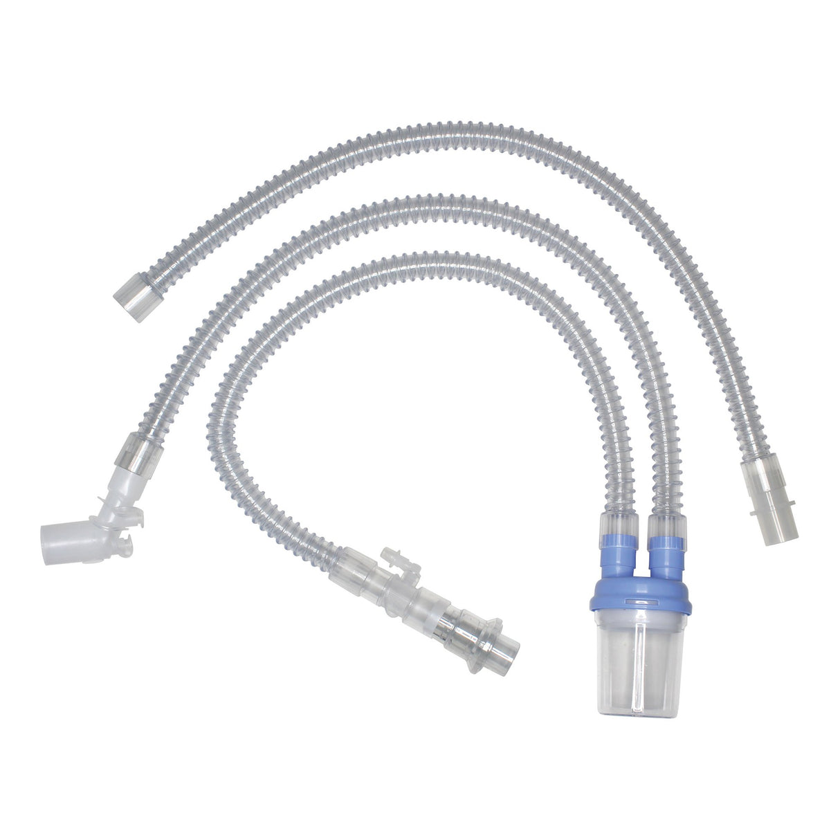 Sunset Healthcare Solutions Ventilator Circuit Corrugated Tube 24 Inch Tube Single Limb Pediatric Without Breathing Bag Single Patient Use - BeHope