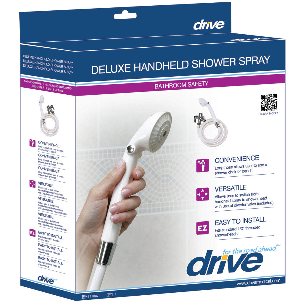 Deluxe Handheld Shower Spray with Diverter Valve -BeHope
