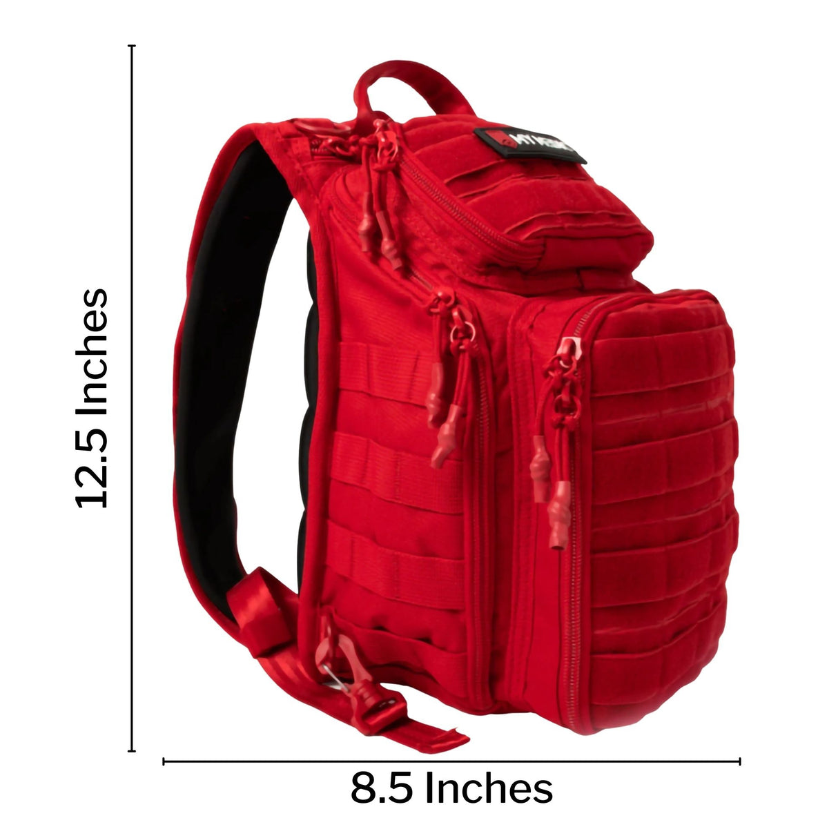 First Aid Kit My Medic™ RECON Standard Red Nylon Backpack - BeHope