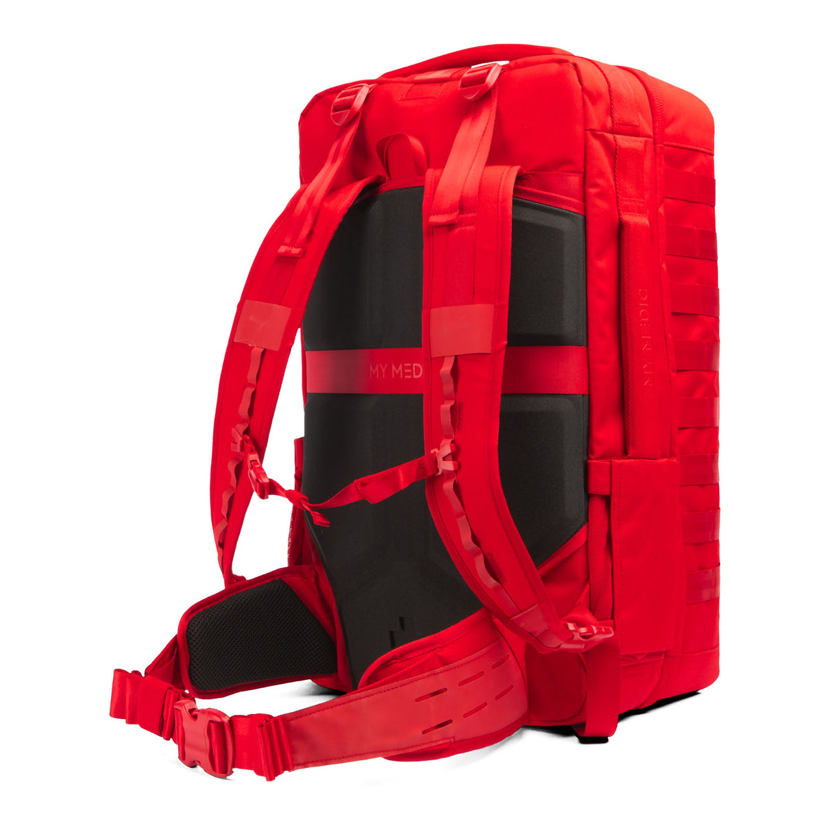 First Aid Kit My Medic™ The MEDIC Pro 10 Person Red Nylon Backpack - BeHope
