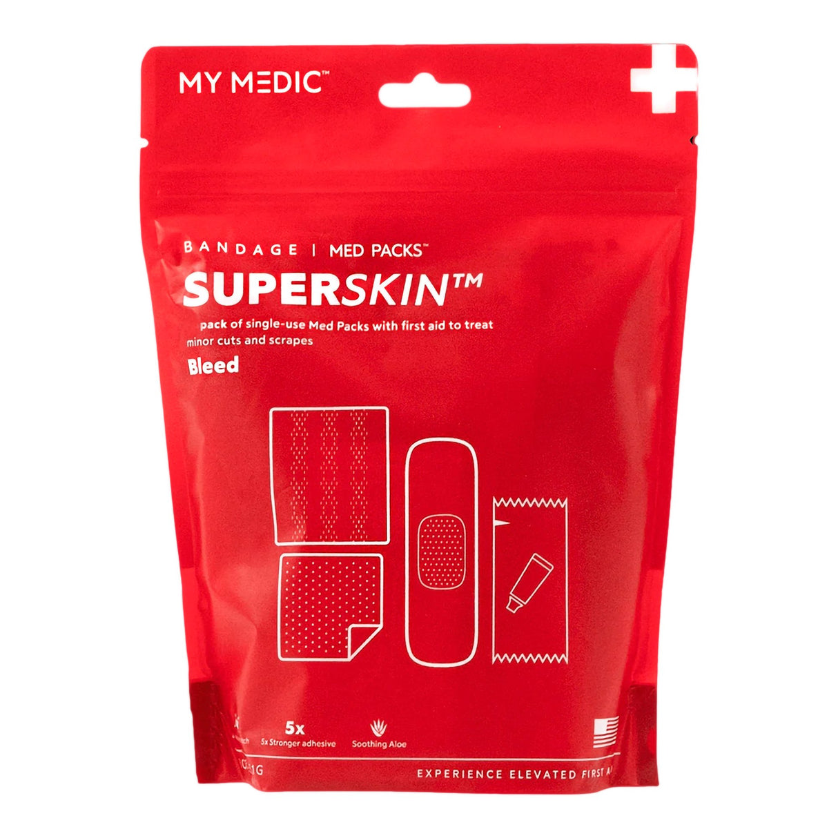 First Aid Kit My Medic™ MED PACKS SuperSkin Plastic Pouch - BeHope