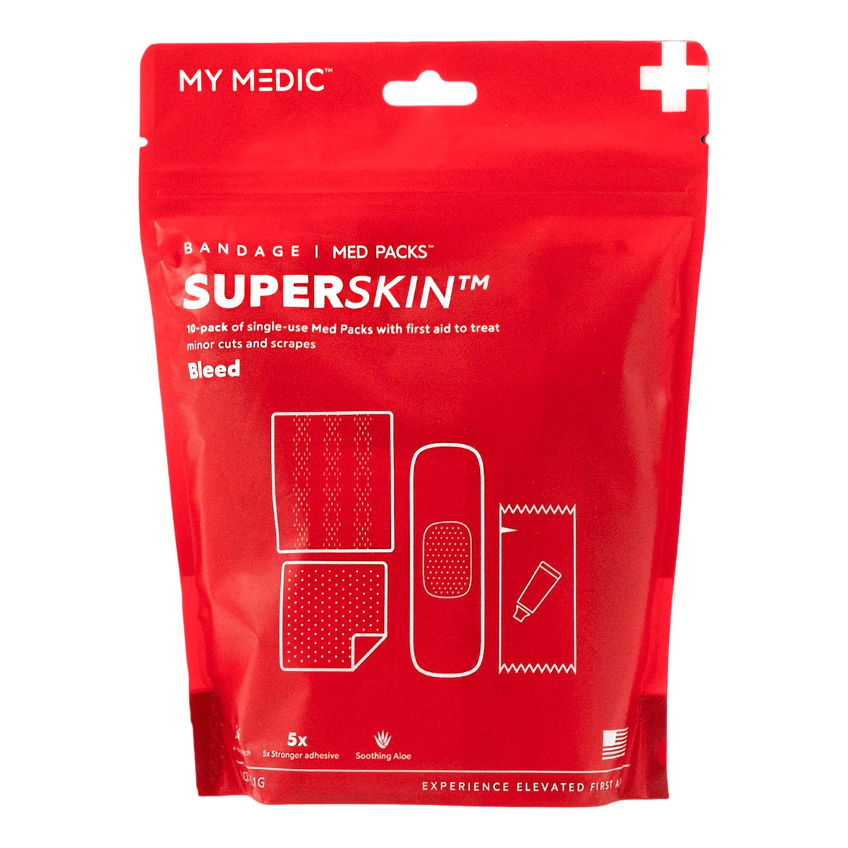 First Aid Kit My Medic™ MED PACKS SuperSkin Plastic Pouch - BeHope