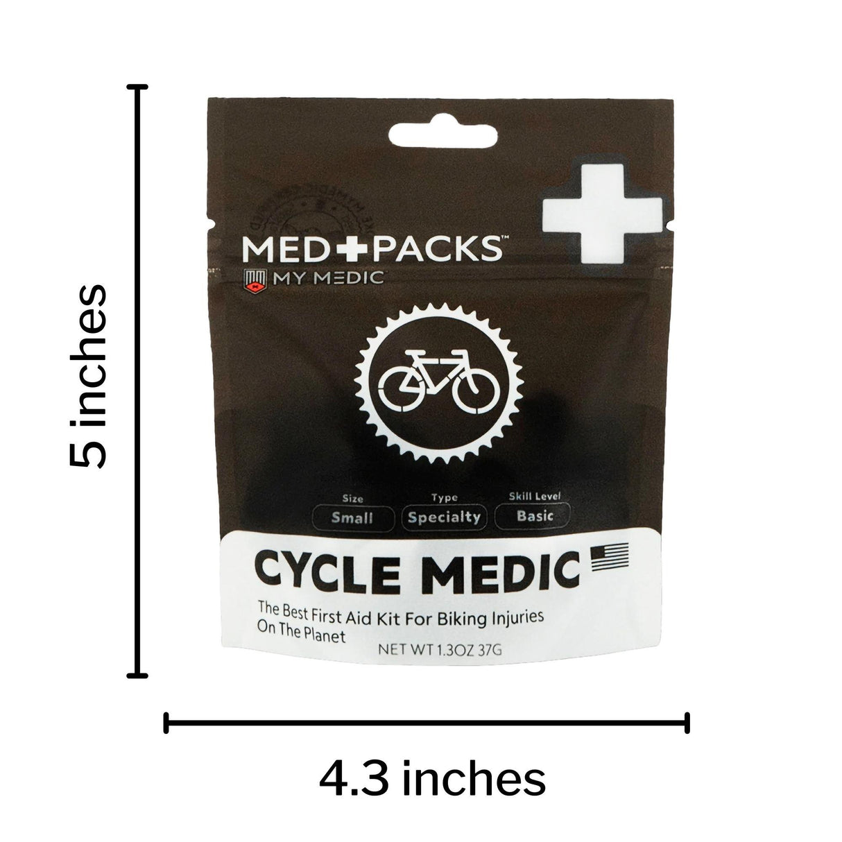 First Aid Kit My Medic™ MED PACKS Cyclist Plastic Pouch - BeHope