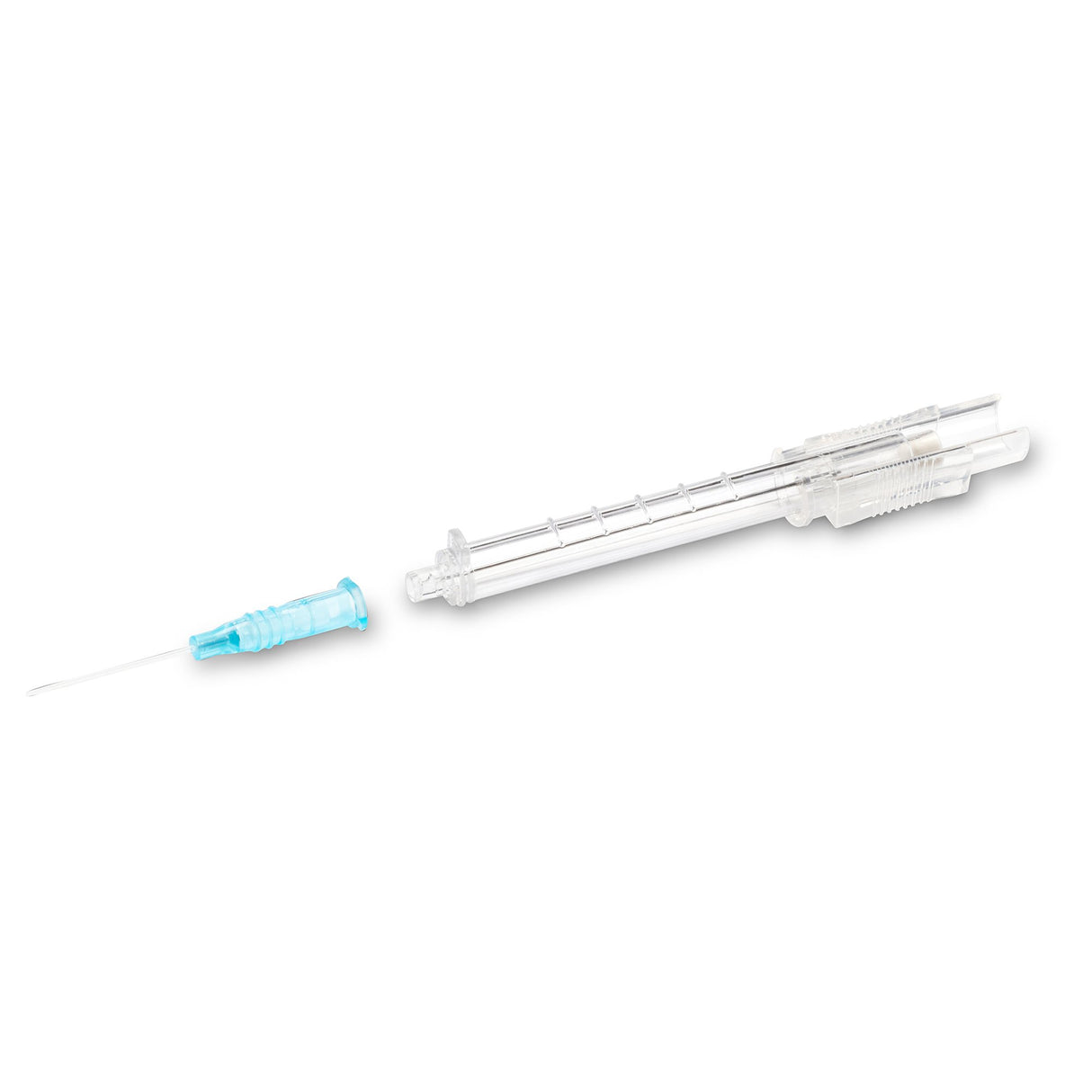 Peripheral IV Catheter ClearSafe Comfort™ BC 16 Gauge 1-1/4 Inch Polyurethane Straight Hub Blood Control Sliding Safety - BeHope