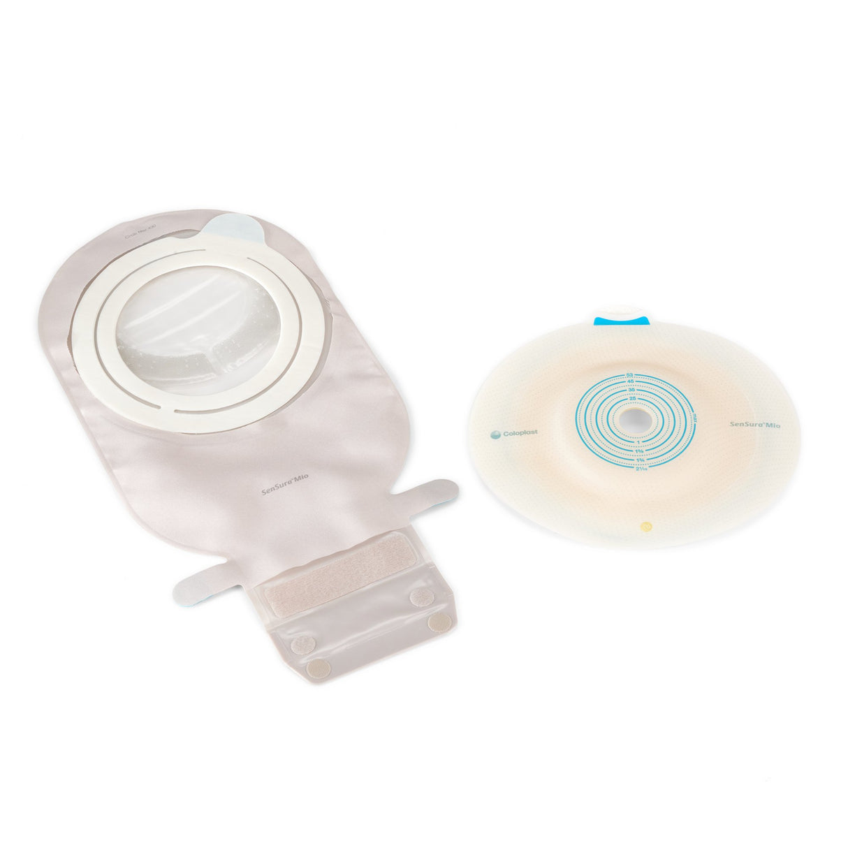 Ostomy Pouch SenSura® Micro Two-Piece System Convex Light Drainable - BeHope