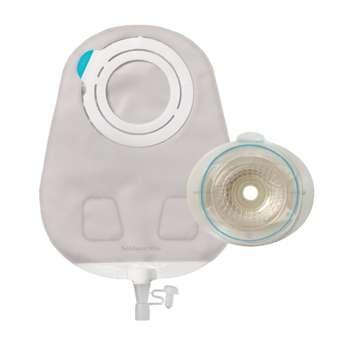 Ostomy Pouch SenSura® Micro Two-Piece System Convex Light Drainable - BeHope
