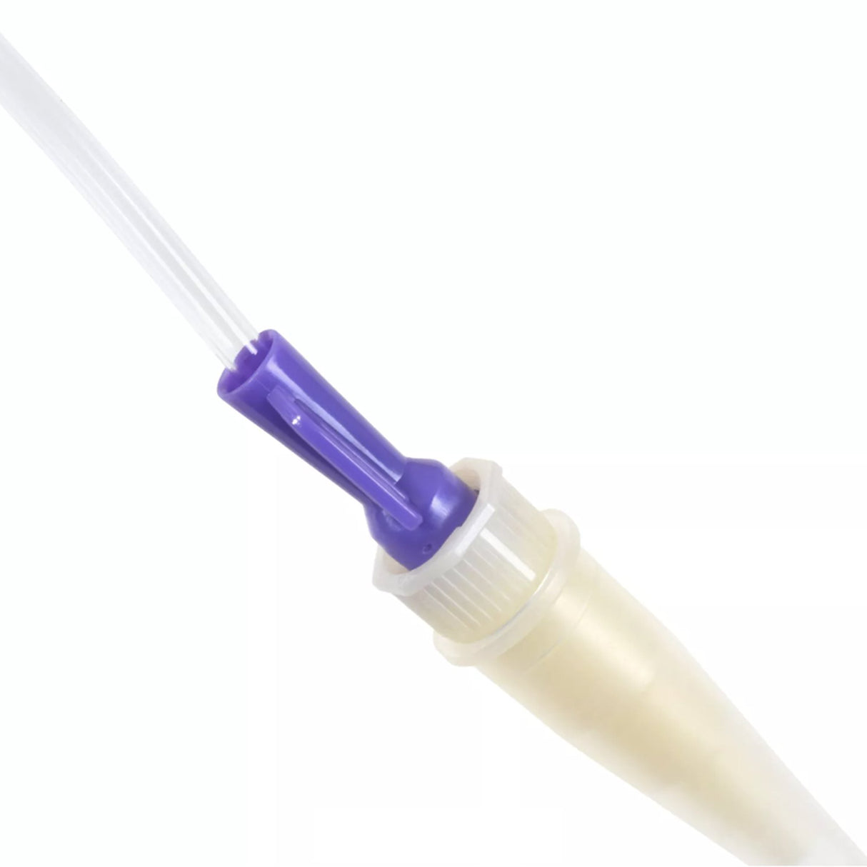 Enteral Feeding Pump Safety Screw Spike Set without ENFit™ Transitional Adapter Kangaroo™ Joey™ ENPlus PVC NonSterile - BeHope