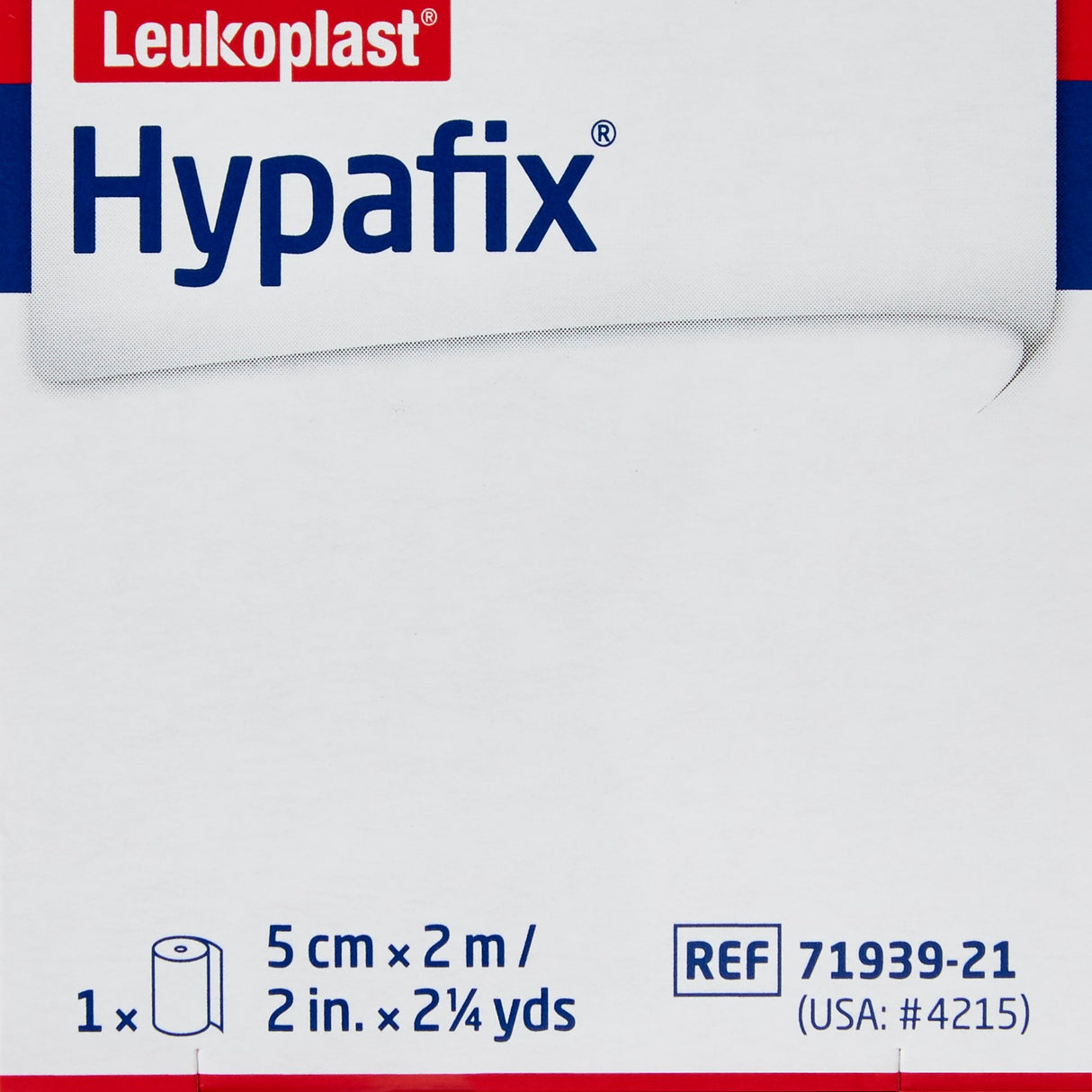 Dressing Retention Tape with Liner Hypafix® White 2 Inch X 2 Yard Nonwoven Polyester NonSterile - BeHope