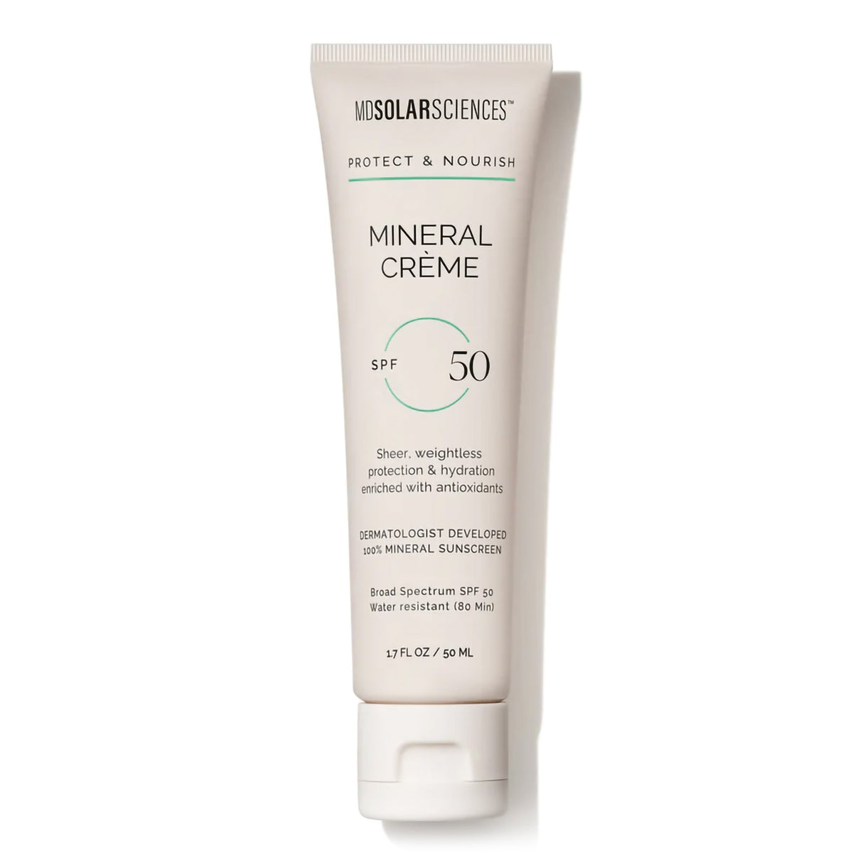Sunscreen MDSolarSciences® Mineral Crème SPF 50 Cream 1.7 oz. Tube - BeHope
