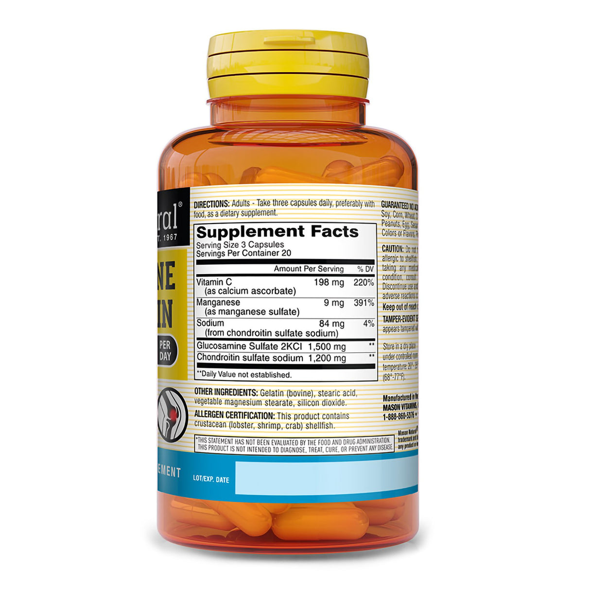 Joint Health Supplement Glucosamine Chondroitin for Enhanced Absorption - BeHope