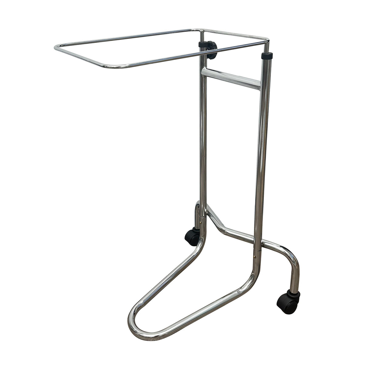 Mayo Instrument Stand McKesson Hand Operated Double Post California Style Small Tray - BeHope
