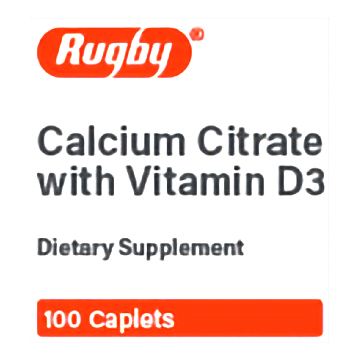 Joint Health Supplement Calcium Citrate / Vitamin D3 315 mg - 5 mcg Strength Tablet 100 per Bottle - BeHope