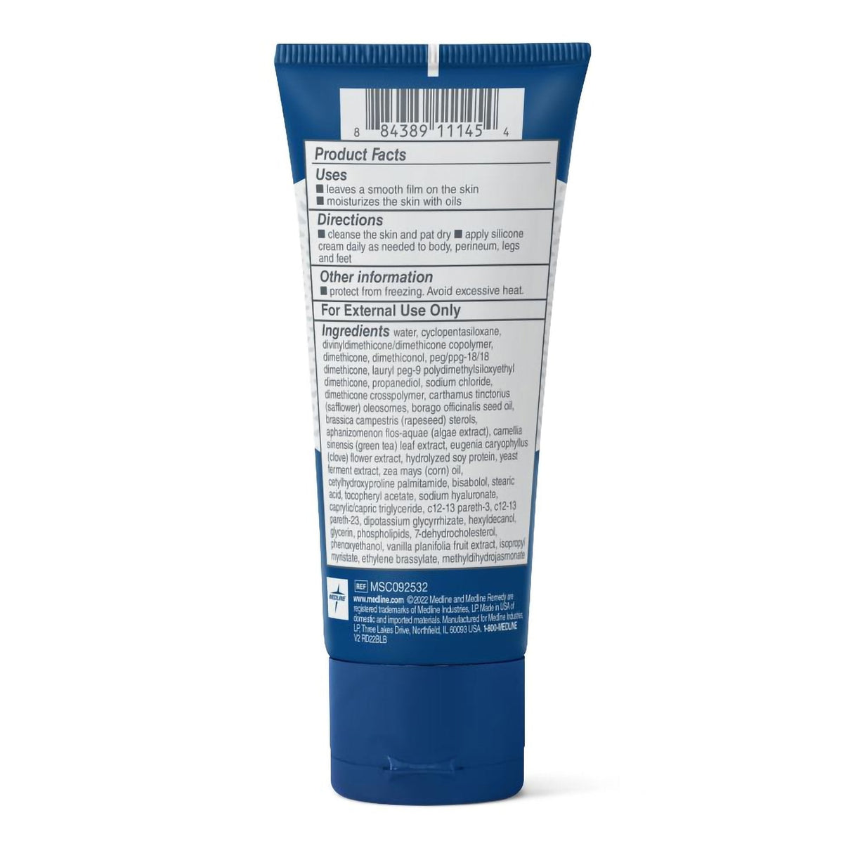 Hand And Body Moisturizer Medline Remedy® Clinical Prevent 2 Oz. Tube Vanilla Scent Cream Chg Compatible