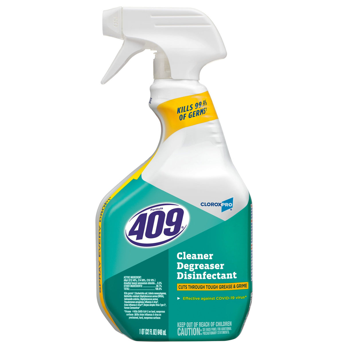 Surface Disinfectant Cleaner / Degreaser Formula 409® Ammoniated Trigger Spray Liquid 32 oz. Bottle Citrus Floral Scent NonSterile - BeHope