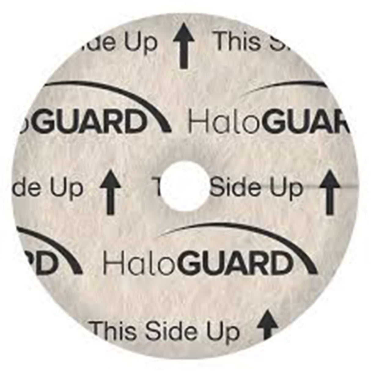 Antimicrobial Protective Disc HaloGUARD™ CHG (Chlorhexidine Glutonate) 3/4 Inch Disc / 1.5 mm Hole Diameter Sterile - BeHope