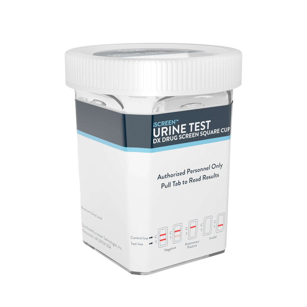 Drugs of Abuse Test Kit iScreen® AMP, COC, mAMP/MET, OPI2000 25 Tests CLIA Waived - BeHope