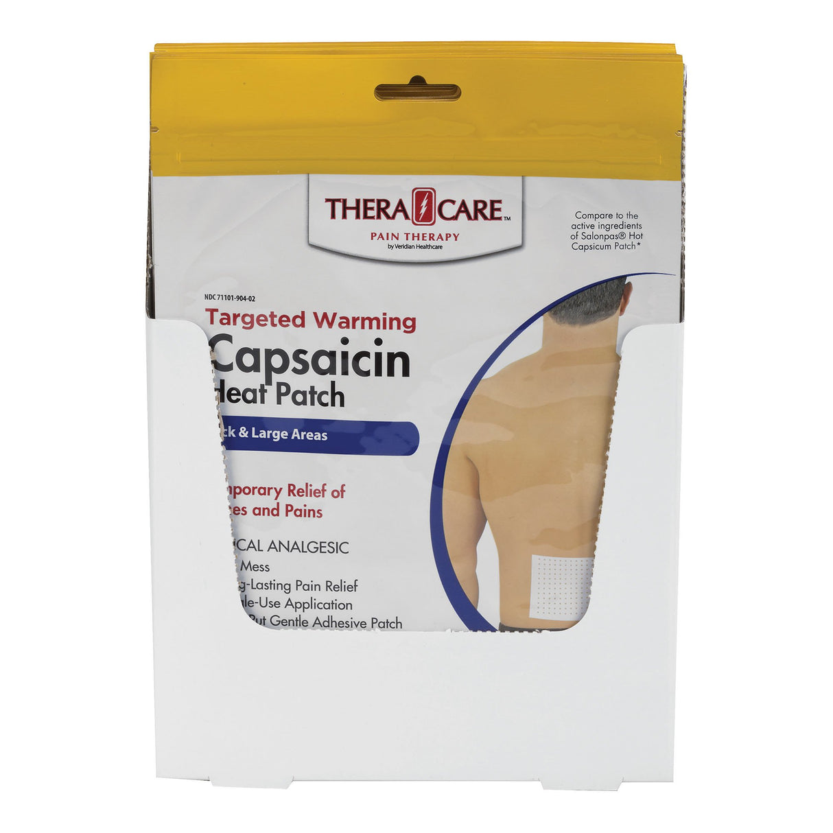 Topical Pain Relief TheraCare Capsaicin Patch - BeHope