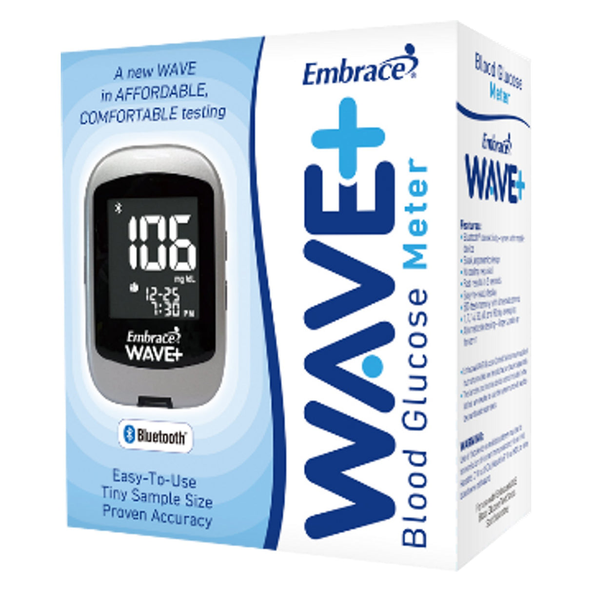Blood Glucose Meter Embrace Wave - BeHope