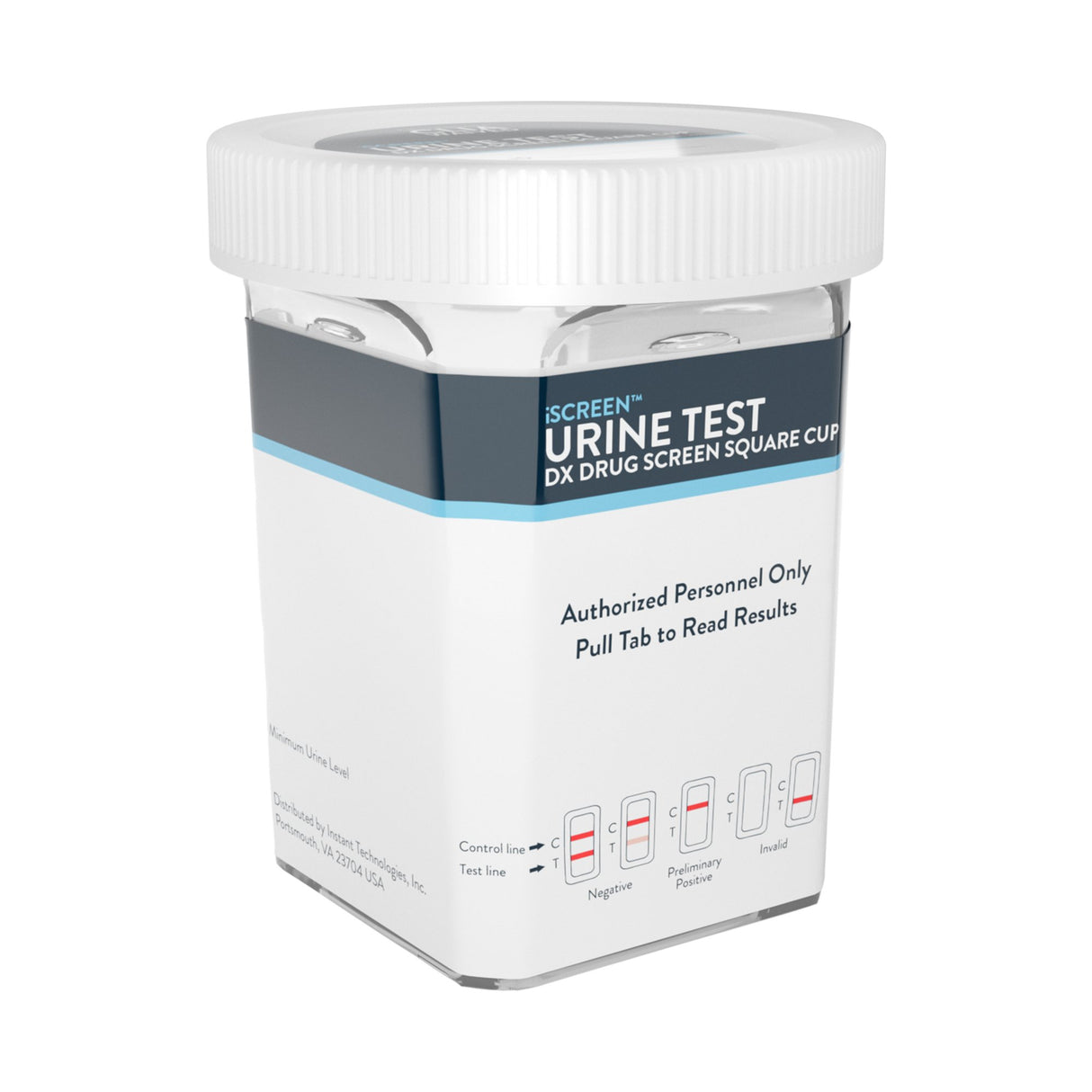 Drugs of Abuse Test Kit iScreen® DX AMP, BAR, BUP, BZO, COC, mAMP/MET, OPI300, OXY, MTD, THC (CR, OX, SG) 25 Tests CLIA Waived - BeHope