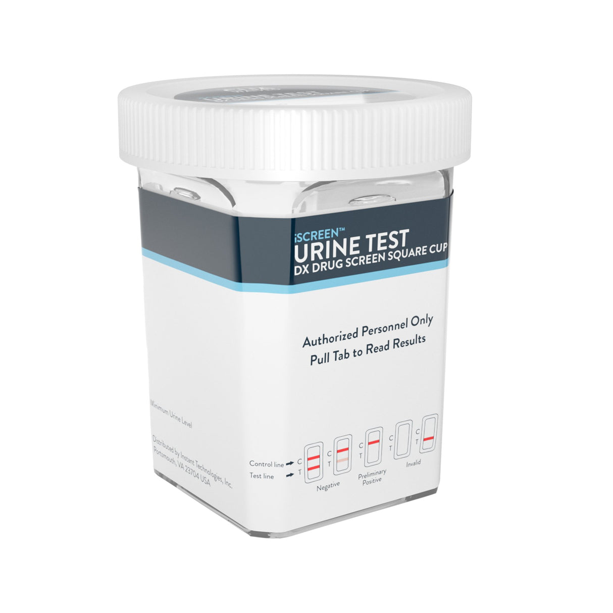 Drugs of Abuse Test Kit iScreen® DX AMP500, BAR, BUP, BZO, COC150, MOP/OPI300, mAMP/MET500, MDMA, OXY, PCP, PPX, THC, TCA, (CR, NI,OX, pH, SG) 25 Tests CLIA Waived - BeHope